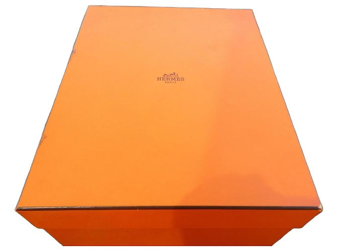 Caixa Hermès Laranja Birkin 30