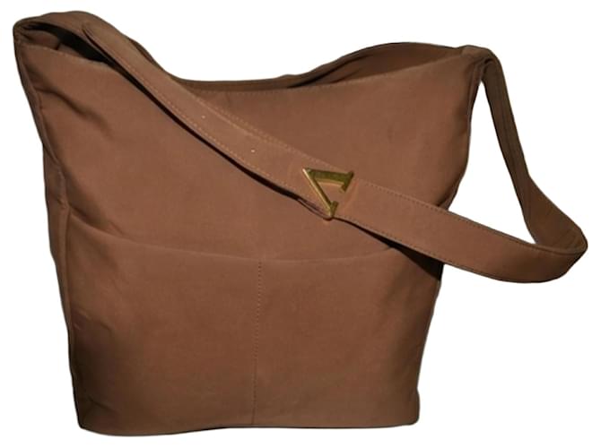 Sac à bandoulière Valentino Garavani en nylon marron 