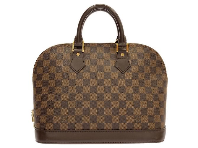 Sac à main Louis Vuitton Damier Alma PM Damier ebène
