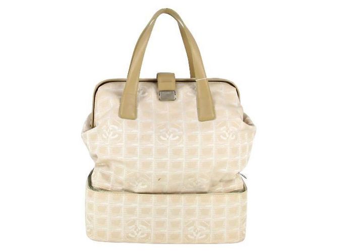1999 Tote Bag Chanel Fabrics In Pink Monogram