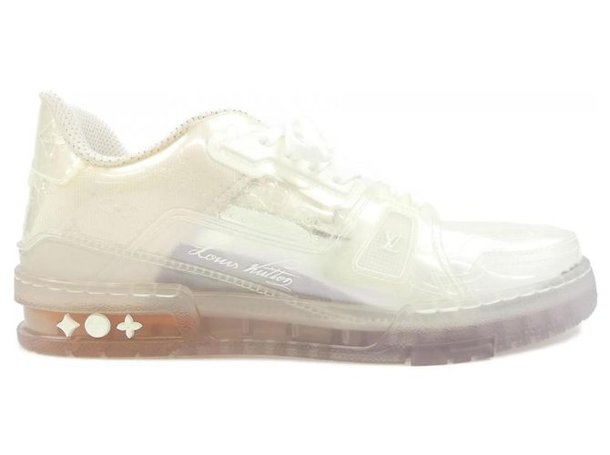 Baskets Louis Vuitton LV Trainer Line Clear Blanc
