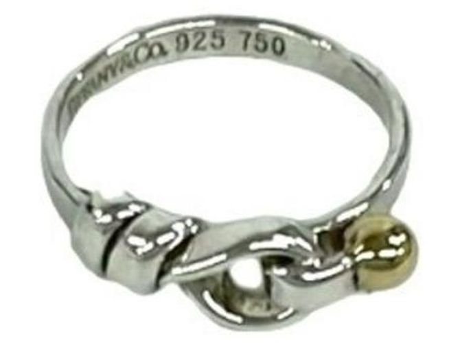Tiffany & Co Tiffany Hook & Eye Love Knot Ring Silber Golden