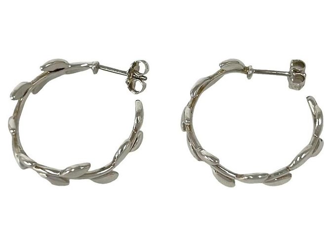 Tiffany & Co Orecchini Tiffany Vintage Leaf Argento 