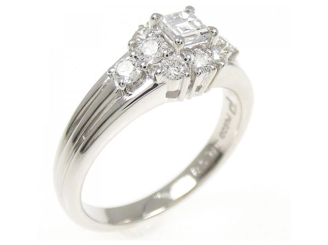 Autre Marque Pola Platinum Diamond Ring Silber