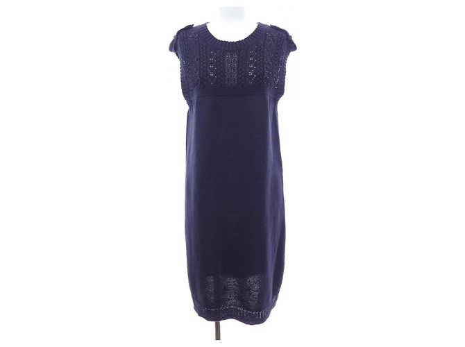 Timeless Chanel Kleid Blau Marineblau
