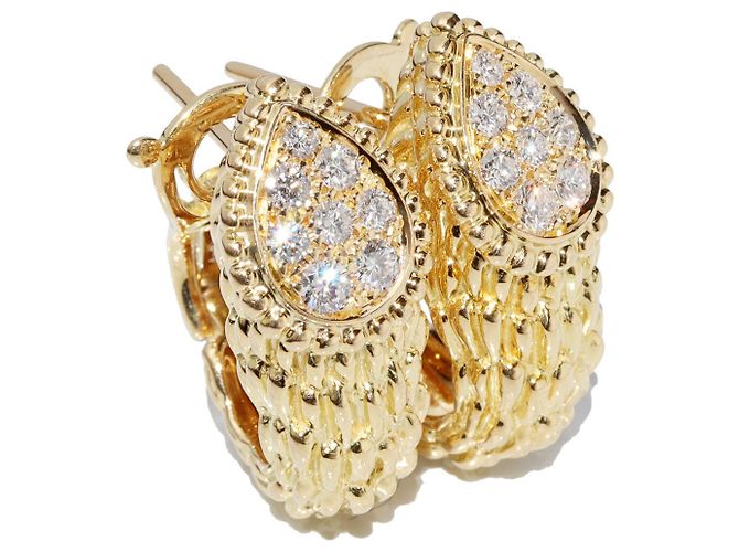 Orecchini Boucheron Serpent Bohème Au750 Diamond D'oro
