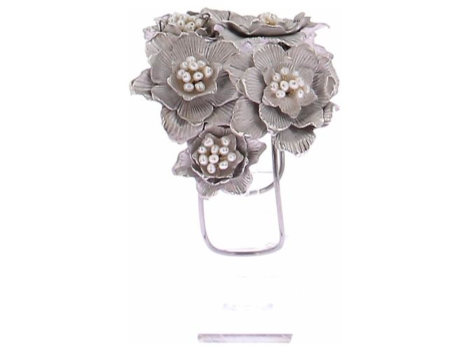 Autre Marque Bracelete de pérolas Silvia Furmanovich Prata