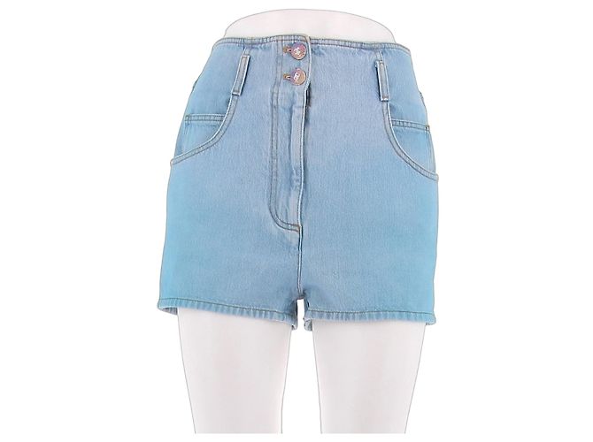 Short jeans azul Chanel