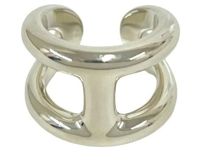 Ring Anello Hermès Osmos GM Argento 