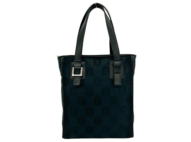 Sac à main Loewe Vintage Anagram Pattern Noir