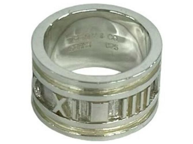 Tiffany & Co Tiffany Vintage Wide Atlas Ring Silber