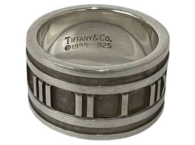 Tiffany & Co Tiffany Vintage Wide Atlas Ring Silber