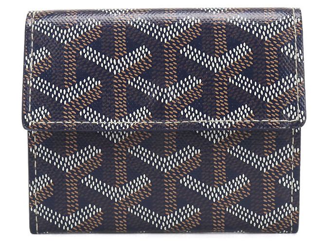 Goyard Marigny Bi-fold Wallet Navy blue