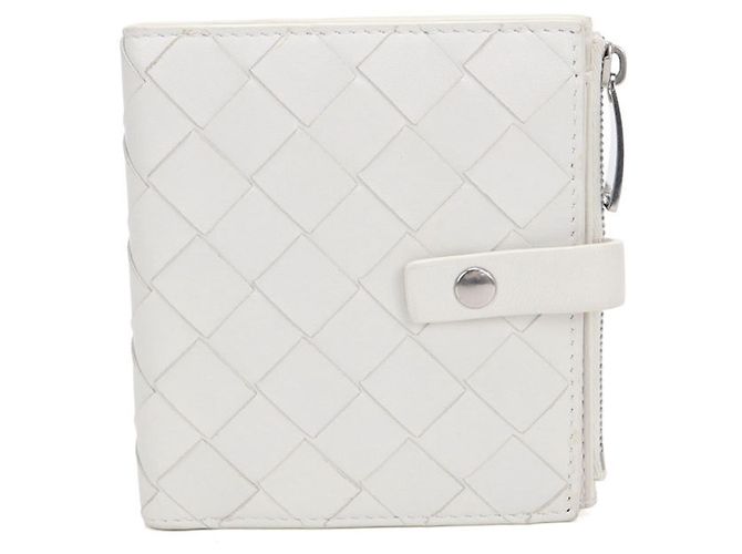Cartera Bi-Fold Bottega Veneta Blanco