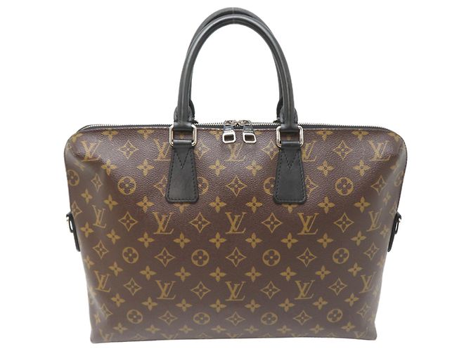 Sac à main Louis Vuitton Portedocument Jour Marron