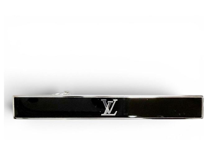 Louis Vuitton M00913 LV AWARD Tie Pin Preto Prata