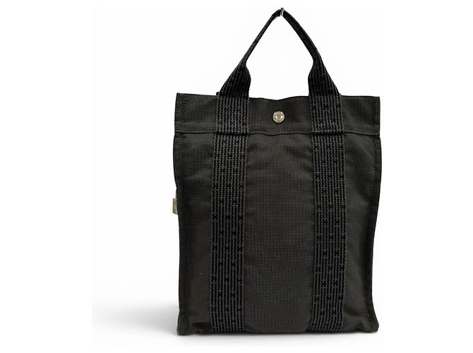 Hermès Hermes Herline Ad PM Canvas Backpack Brown