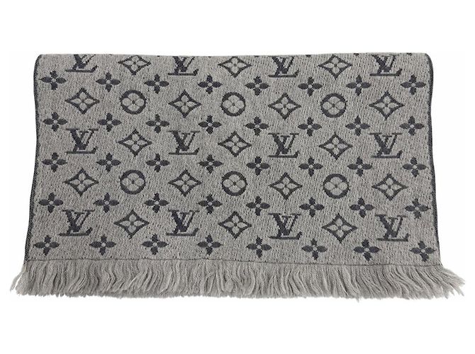Stola in lana classica Monogram Louis Vuitton Marrone
