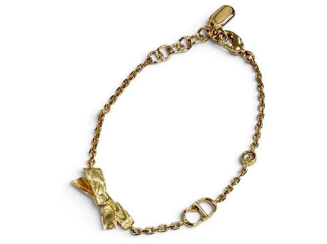 Pulsera de charms dorada Christian Dior Dorado