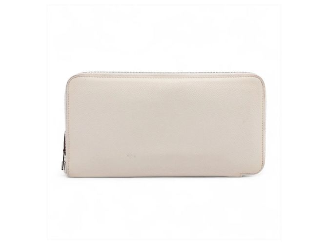 Hermès Hermes Azap Long Wallet in Ivory Leather Cream