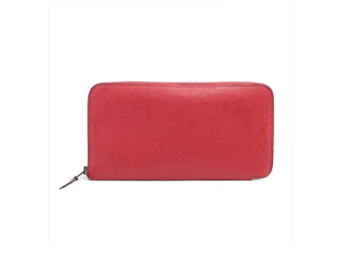 Hermès Hermes Azap Long Wallet Red