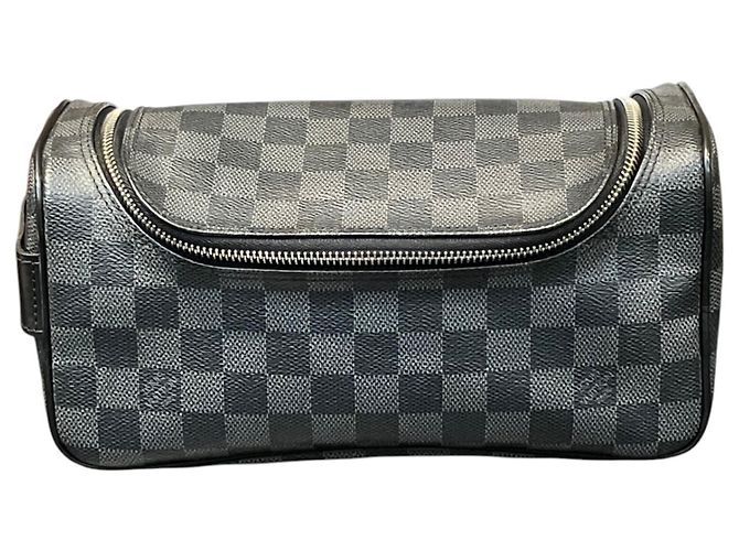 Louis Vuitton Damier Graphite Toiletry Pouch Brown