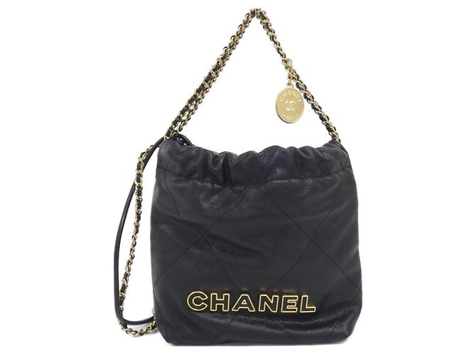 Mini sac à main Chanel 22 Line Noir