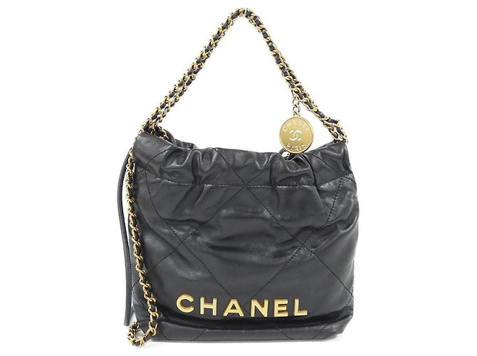 Timeless Bolsa Chanel 22 Line MINI AS3980 Preto