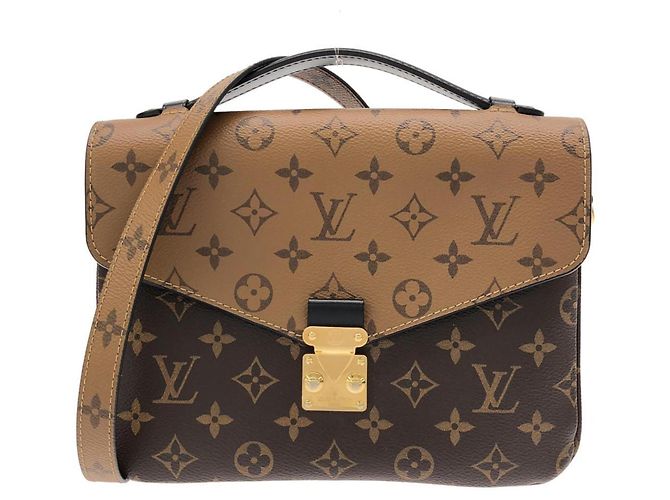 Louis Vuitton Monogram Reverse Pochette Métis MM Brown