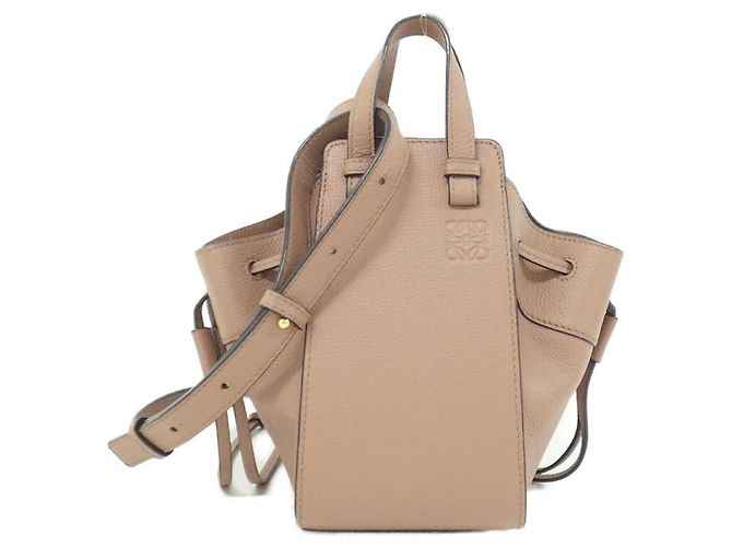 Mini borsa a tracolla Loewe Hammock con coulisse Rosa