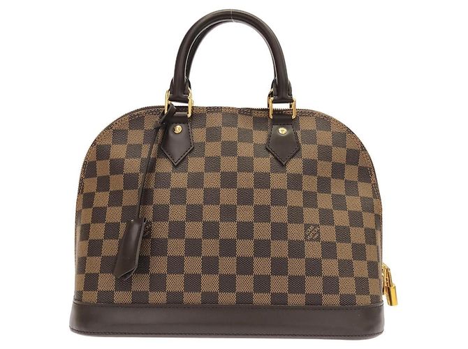 Sac à main Louis Vuitton Damier Alma PM Damier ebène