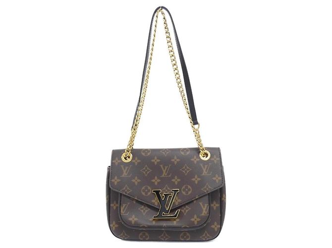 Bolsa de Ombro Louis Vuitton Monogram Passy M45592 Marrom