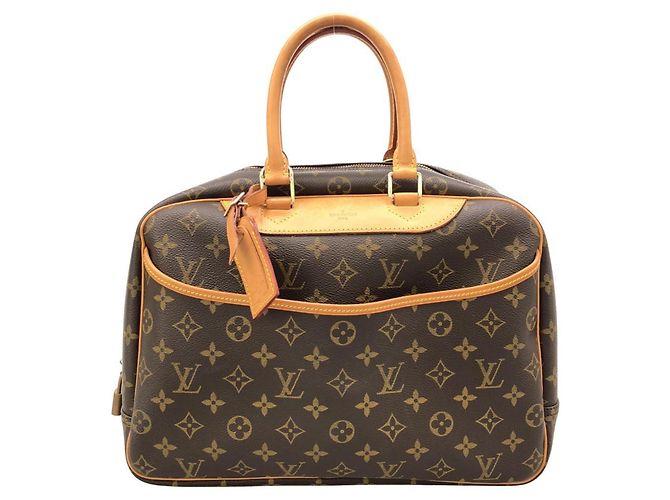 Bolsa Louis Vuitton Monogram Bowling Vanity Marrom
