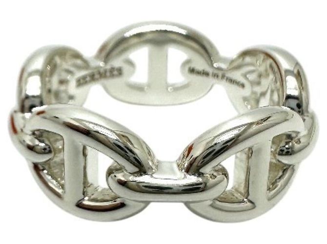 Ring Hermès Anillo Hermes Chaine d'Ancre Enchainée PM Plata
