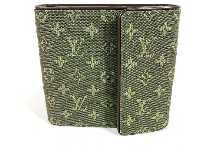 Louis Vuitton Khaki Tri-fold Wallet