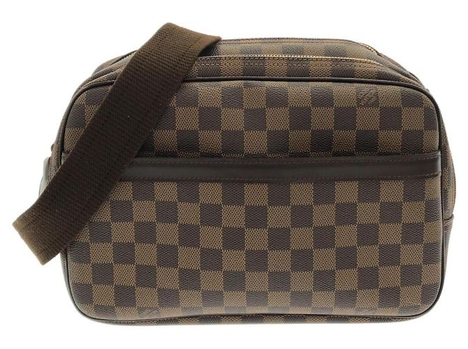 Borsa a tracolla Louis Vuitton Damier Reporter Damier ebene