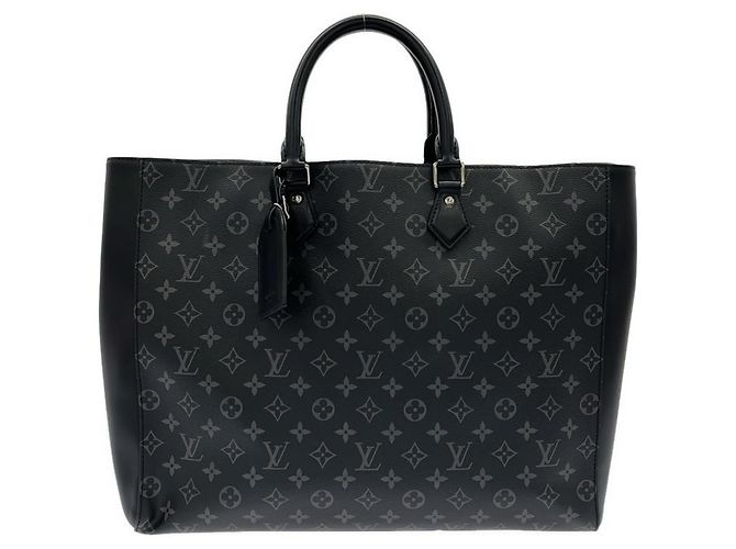 Bolso Louis Vuitton Monogram Eclipse Grand Sac M44733 Negro Monograma