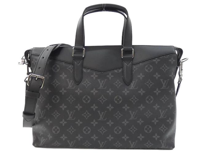 Pasta Louis Vuitton Monogram Eclipse Explorer Preto Monograma