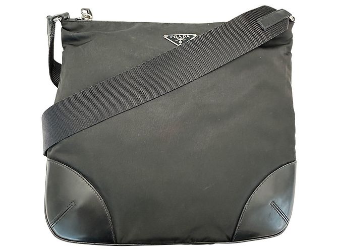Prada Nylon Handtasche für Herren Schwarz