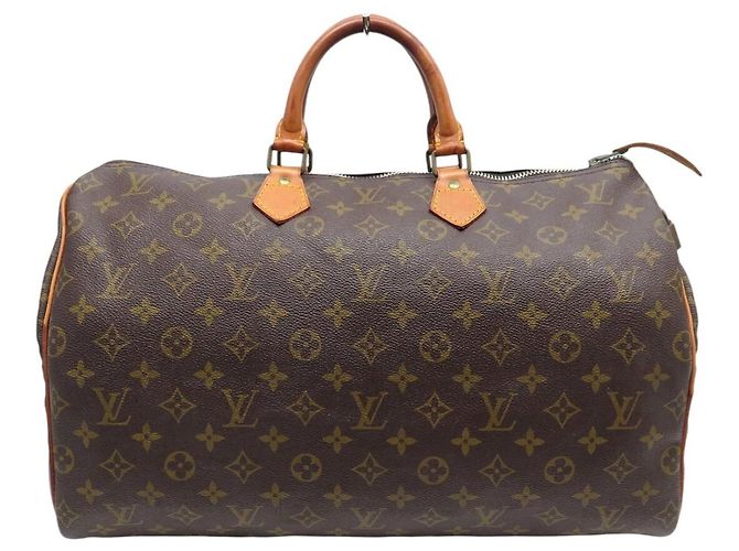 BOLSA LOUIS VUITTON SPEEDY 40 EM CANVAS MONOGRAM M41522 Marrom