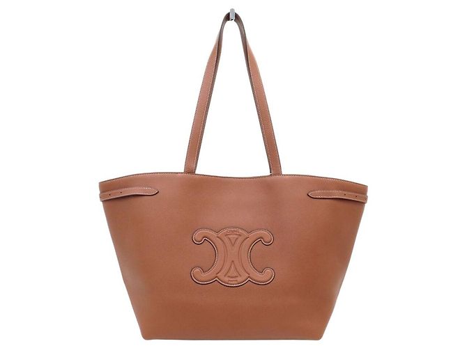 Cabas Céline NUOVA BORSA CELINE ANAIS MEDIUM 116853ENY PELLE MARRONE
