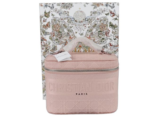 Dior Borsa Tote Vanity da Viaggio Rosa