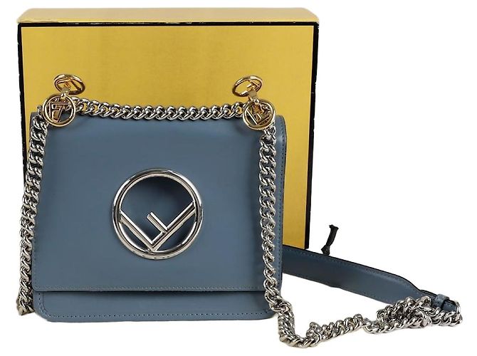 Fendi Bolso bandolera pequeño Kan Azul