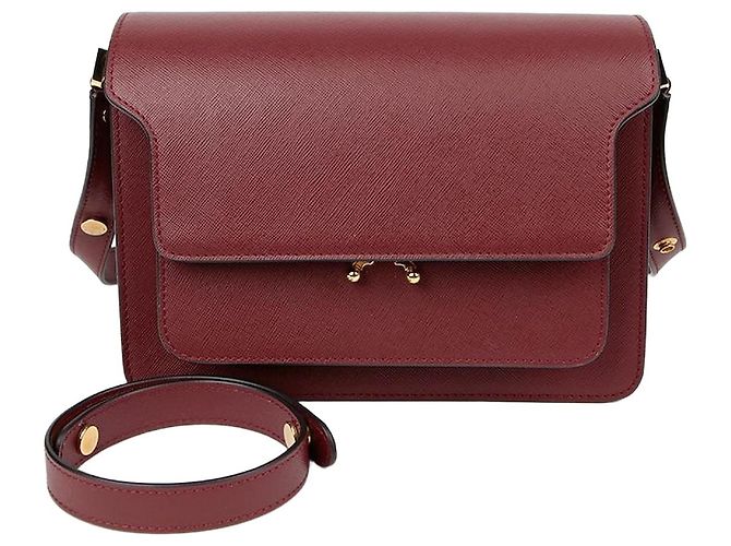 Marni Borsa a tracolla e crossbody media Rosso