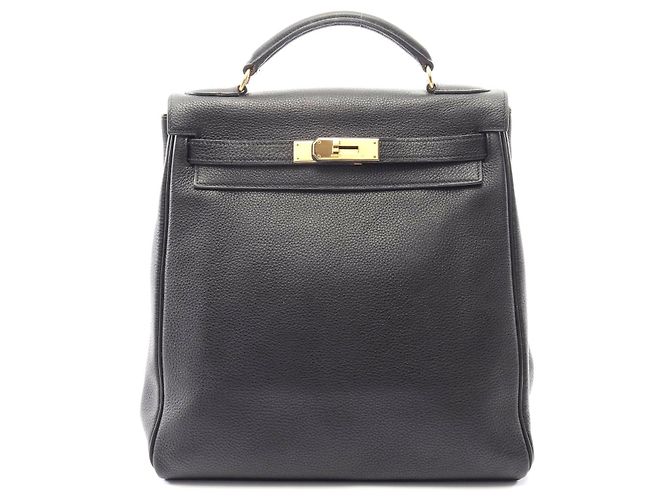 Hermès Hermes Kelly Ado GM Backpack Black