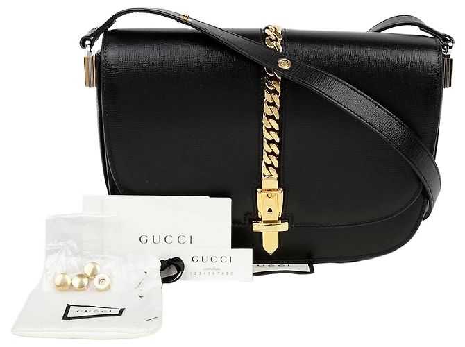 Gucci Piccola borsa a tracolla Silvy Nero