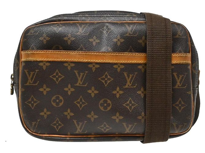 Louis Vuitton Reporter Monogram Canvas PM Brown