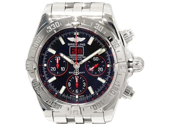 Breitling Blackbird Red Strike Edelstahl Limited Edition Schwarz
