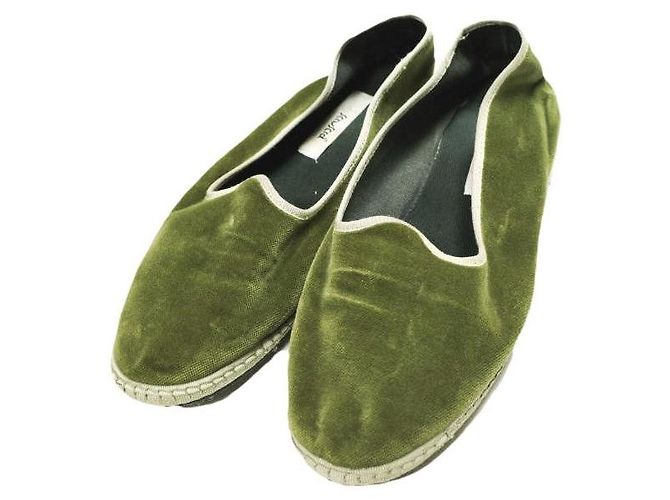 Autre Marque Sciuscia TRAGARA Samt Schuhe Grün