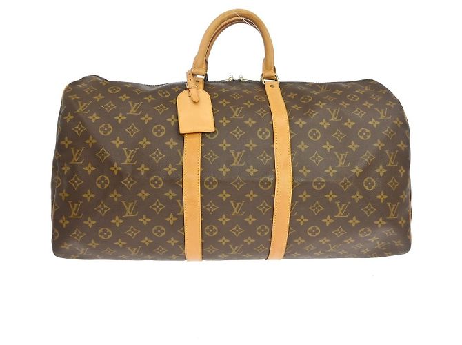 Louis Vuitton Keepall Monogram Canvas 55 Marrom
